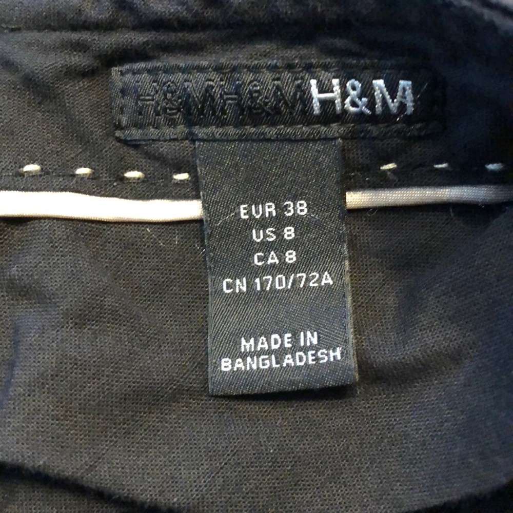 H&M Black Pencil Skirt - 8 - Picture 3 of 4